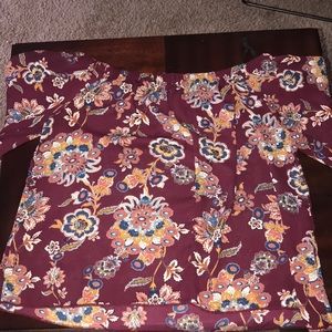 off the shoulder blouse